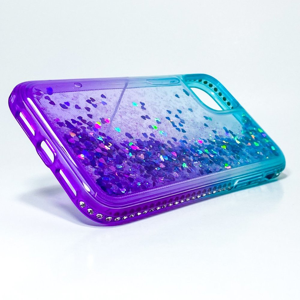 iPhone 11 Glitter Case - Purple/Blue